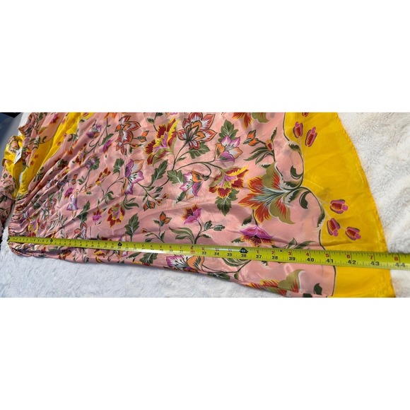 Farm Rio Beauty Dress Scarf Bohemian Maxi Halter Dress Size XL Multicolor - Picture 7 of 8